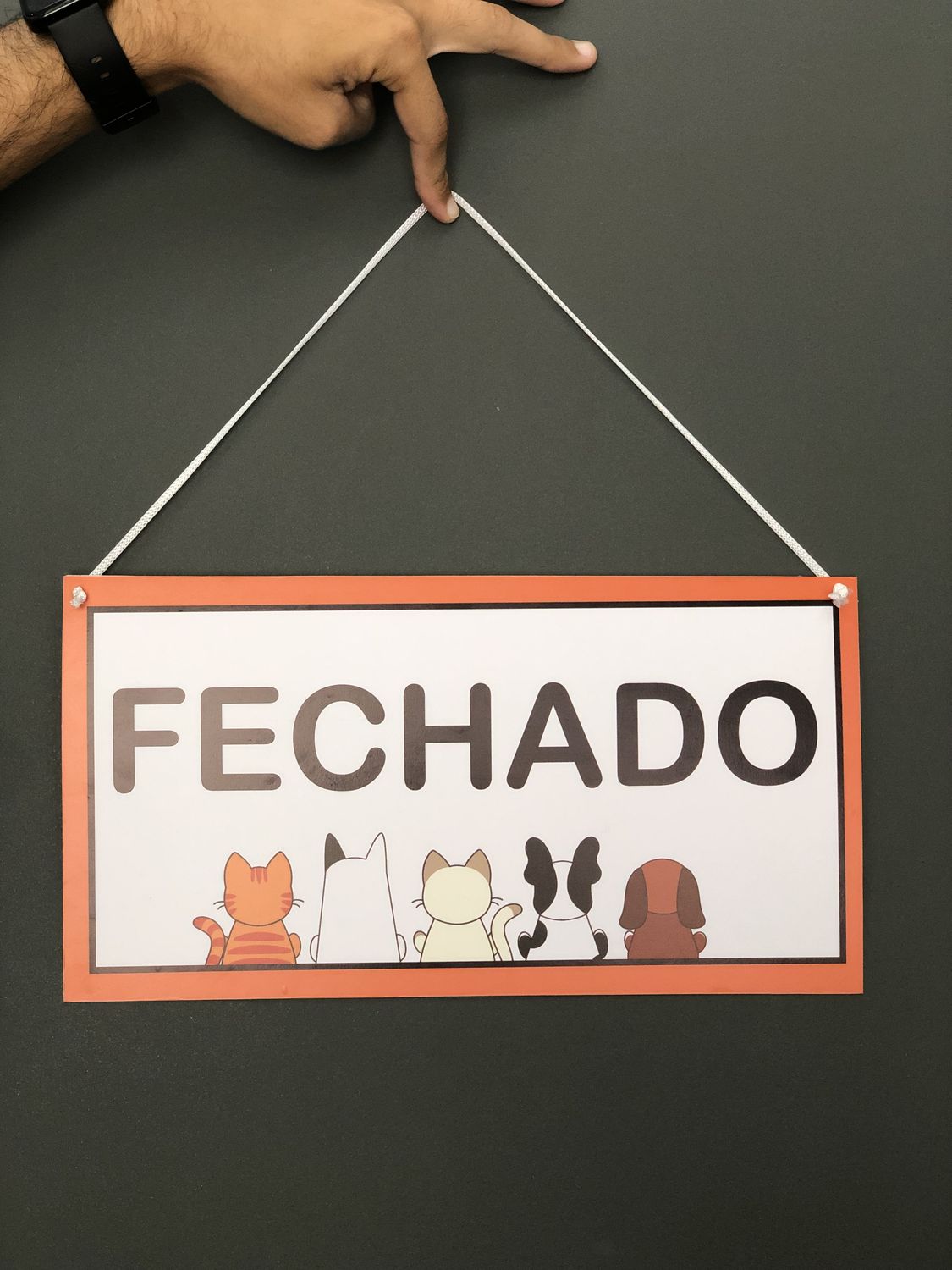Placa personalizada — Andreia Gráfica