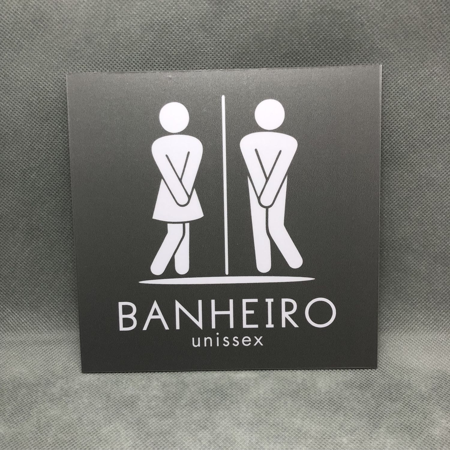Placa de sinalização personalizada