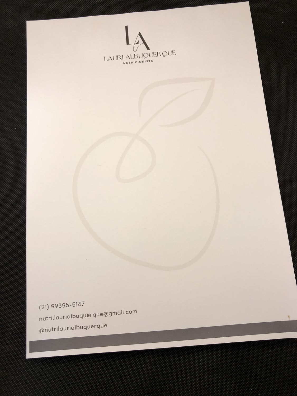 Papel timbrado personalizado impresso em A4